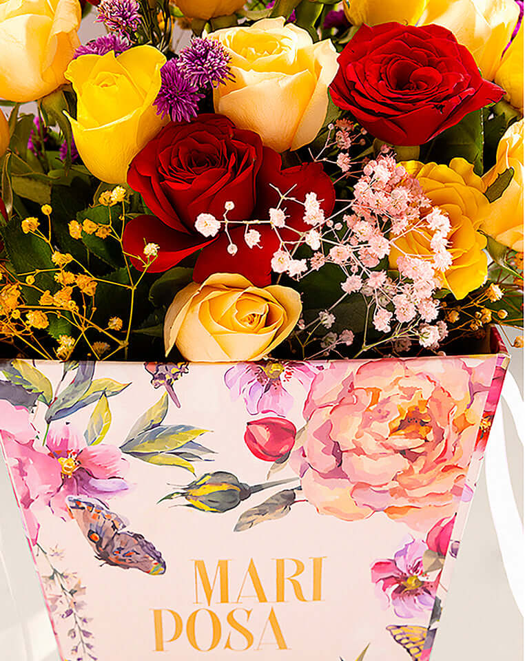 Signature Basket Of Roses