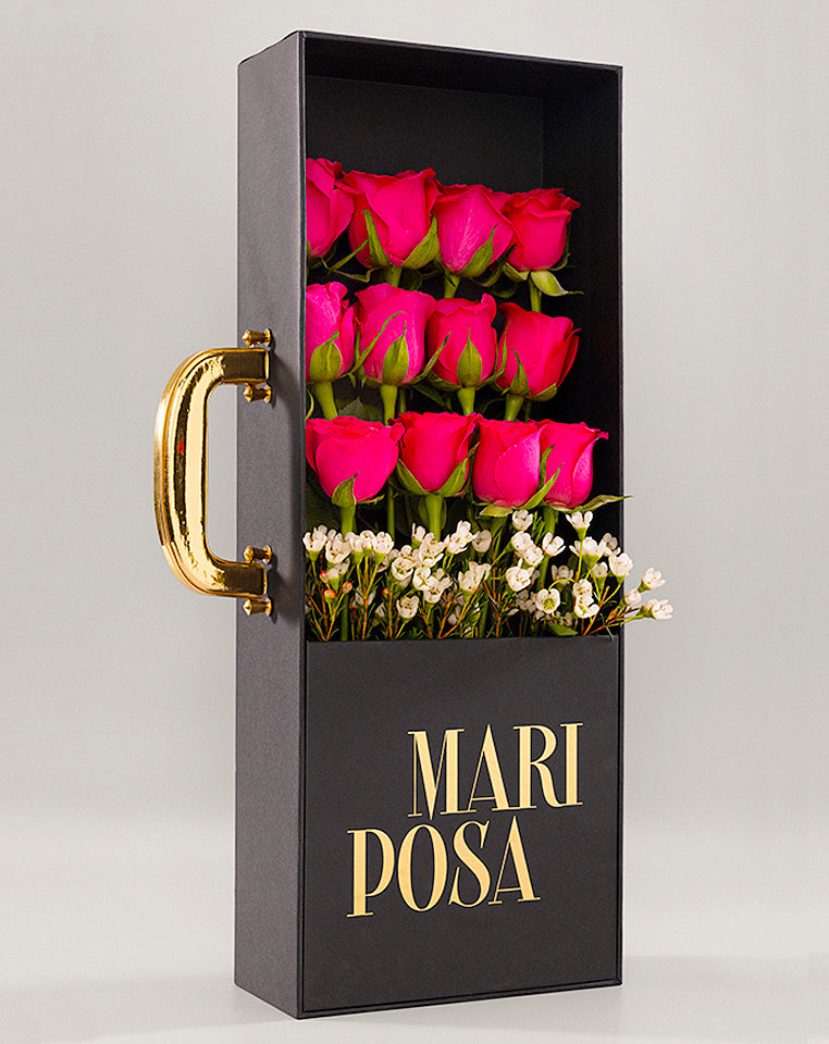 Signature Suitcase Rose Box