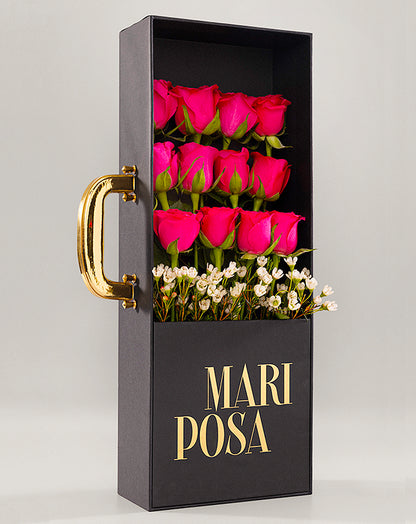 Signature Suitcase Rose Box